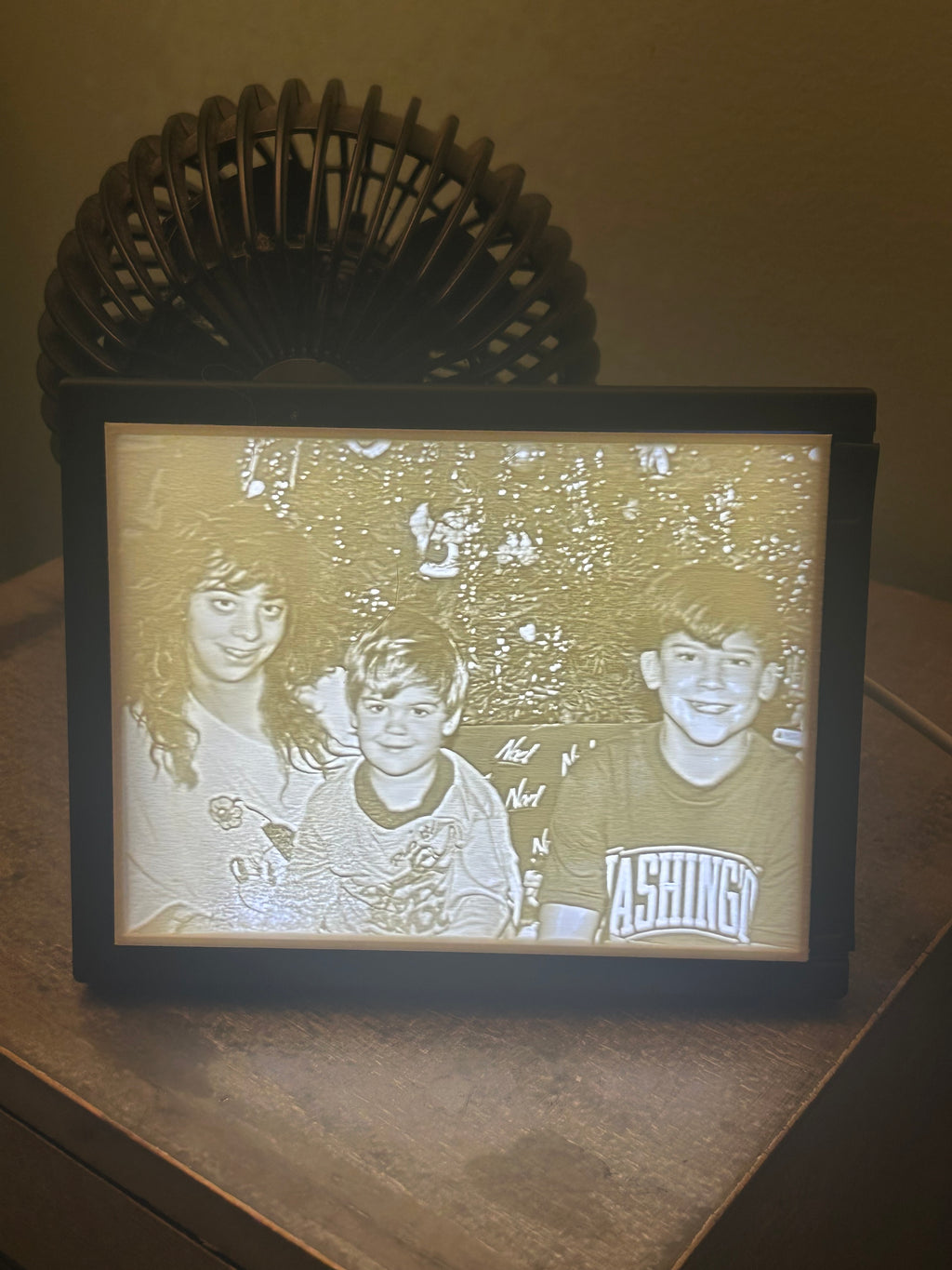 Lithography Lighted Picture and Frame 6.5 x 5 inch